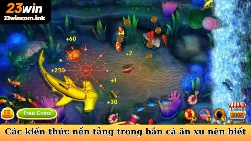 Các kiến thức nền tảng trong bắn cá ăn xu nên biết